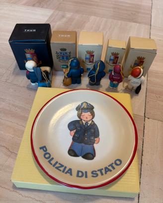 Thun statuine addobbo polizia - raro