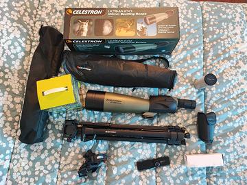Celestron Ultima 100 + treppiedi e sup. Smartphone