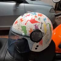 casco moto bambino dinosauri nolan
