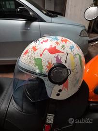 casco moto bambino dinosauri nolan