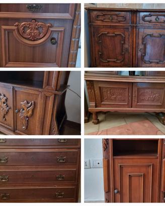 Vari comodini vintage legno massello