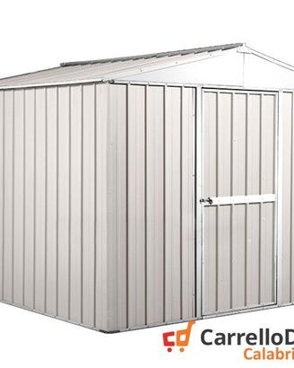 Box porta attrezzi in lamiera 276x260 bianco