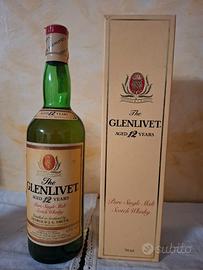 Whisky The Glenlivet 12 years, anni 90 con box