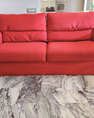 Divano poltrone e sofà 3 posti rosso