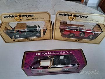 Modelli Matchbox  Mg e Rolls Royce