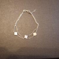 bracciale argento e zirconi 