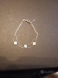 bracciale argento e zirconi 