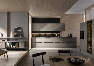 Cucina Lineare con✏️Doppia✏️ Colonna | L. 3900mm