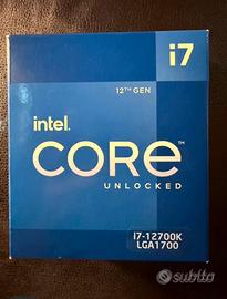 Intel Core i7 12700K NUOVO