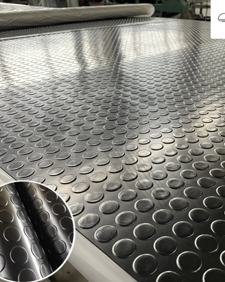Pavimento antiscivolo MQ25  bullonato - NUOVO