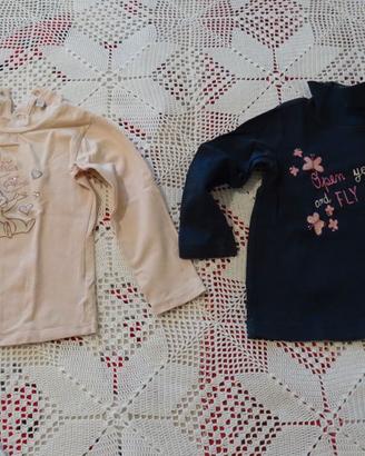 Tre maglie a collo alto bambina (anche separabili)