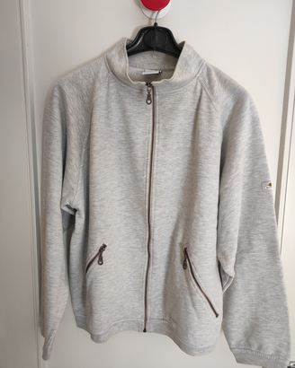 Felpa fruit of the loom tg. L colore grigio con ch