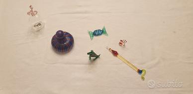 Oggetti in vetro di murano 