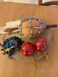 gruppo di strumenti musicali per festicciole