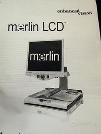 Video ingranditore merlin lcd 22 pollici ultra hd