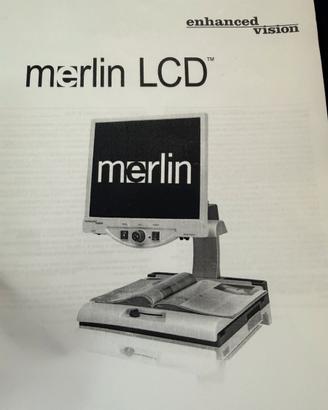 Video ingranditore merlin lcd 22 pollici ultra hd