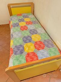 Letto Singolo 90x200 con Cassettone