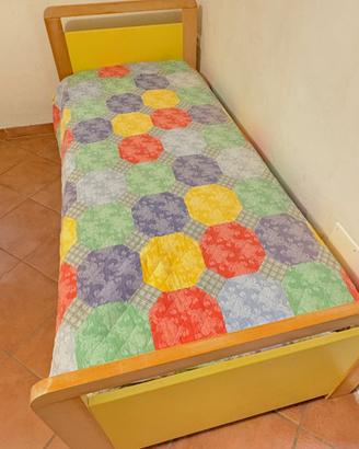 Letto Singolo 90x200 con Cassettone