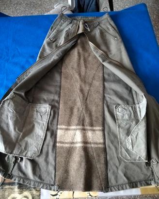 Gonna lunga molto particolare pesante tipo Jeans v