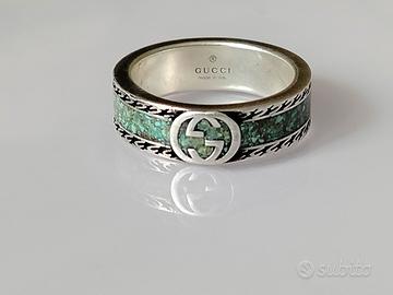 Anello Gucci Donna Interlocking in Argento

