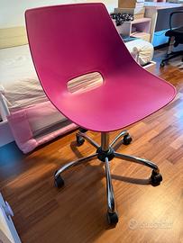 Sedia da ufficio/ scrivania con ruote girevoli