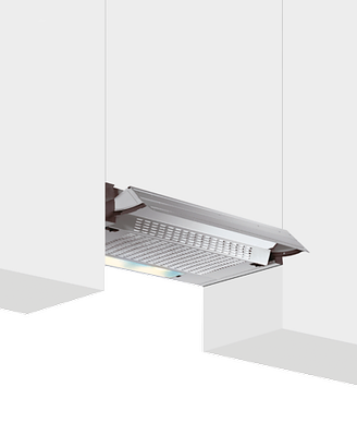 GHE601SI Cappa sottopensile estraibile 60cm SILVER