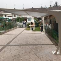 TETTOIA AUTO A SBALZO mt.3x5  mod. PERIM.