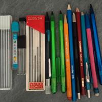 Lotto di matite e mine