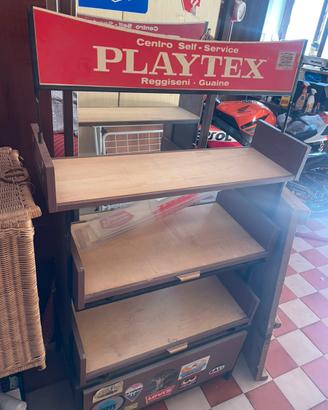 Espositore vintage originale PLAYTEX da negozio