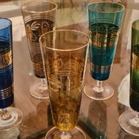 Calici vintage in vetro di Murano