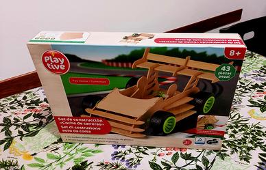 Playtive gioco costruzione auto da corsa legno €13