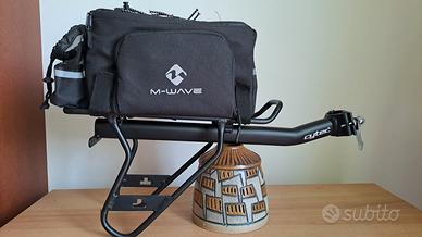 Portapacchi e borsa bici