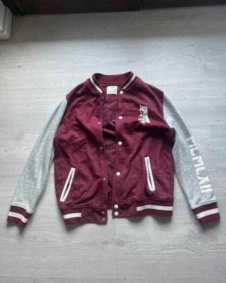 giacca zara taglia 13/14 anni bordeaux e bianca