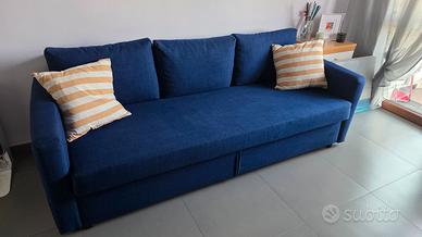 IKEA FRIHETEN - Divano letto a 3 posti - BLU