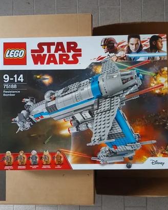 Lego Star Wars 75188 Resistance Bomber del 2017