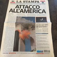La Stampa, edizione 12 settembre 2001