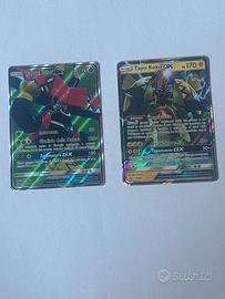 Carte pokémon Tapu Bulu GX e Tapu Koko GX
