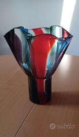 Kukinto, Venini, vaso in vetro soffiato di Murano