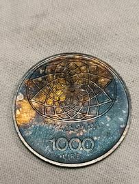 Moneta in argento 100 lire Roma Capitale