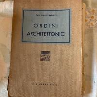 Libro "Ordini Architettonici" anno 1941