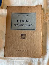 Libro "Ordini Architettonici" anno 1941