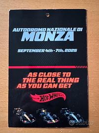 Cartolina celebrativa GP F1 Monza 2025 - Hotweels