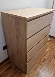 Cassettiera IKEA MALM 4 cassetti