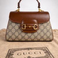 Borsa Horsebit 1955 in Pelle