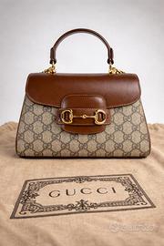 Borsa Horsebit 1955 in Pelle