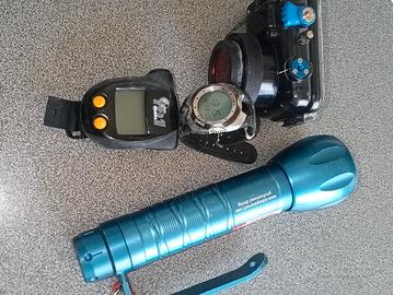  attrezzatura subacquea in blocco