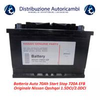 Batteria Auto 70Ah Start Stop 720A EFB Orig NISSAN