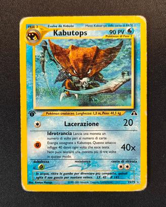 Kabutops 25/75 del set Neo Discovery 1 edizione