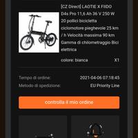 bici elettrica pieghevole laotie 