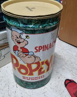 K2334NN-Secchio Latta Popeye Zucchi Vintage